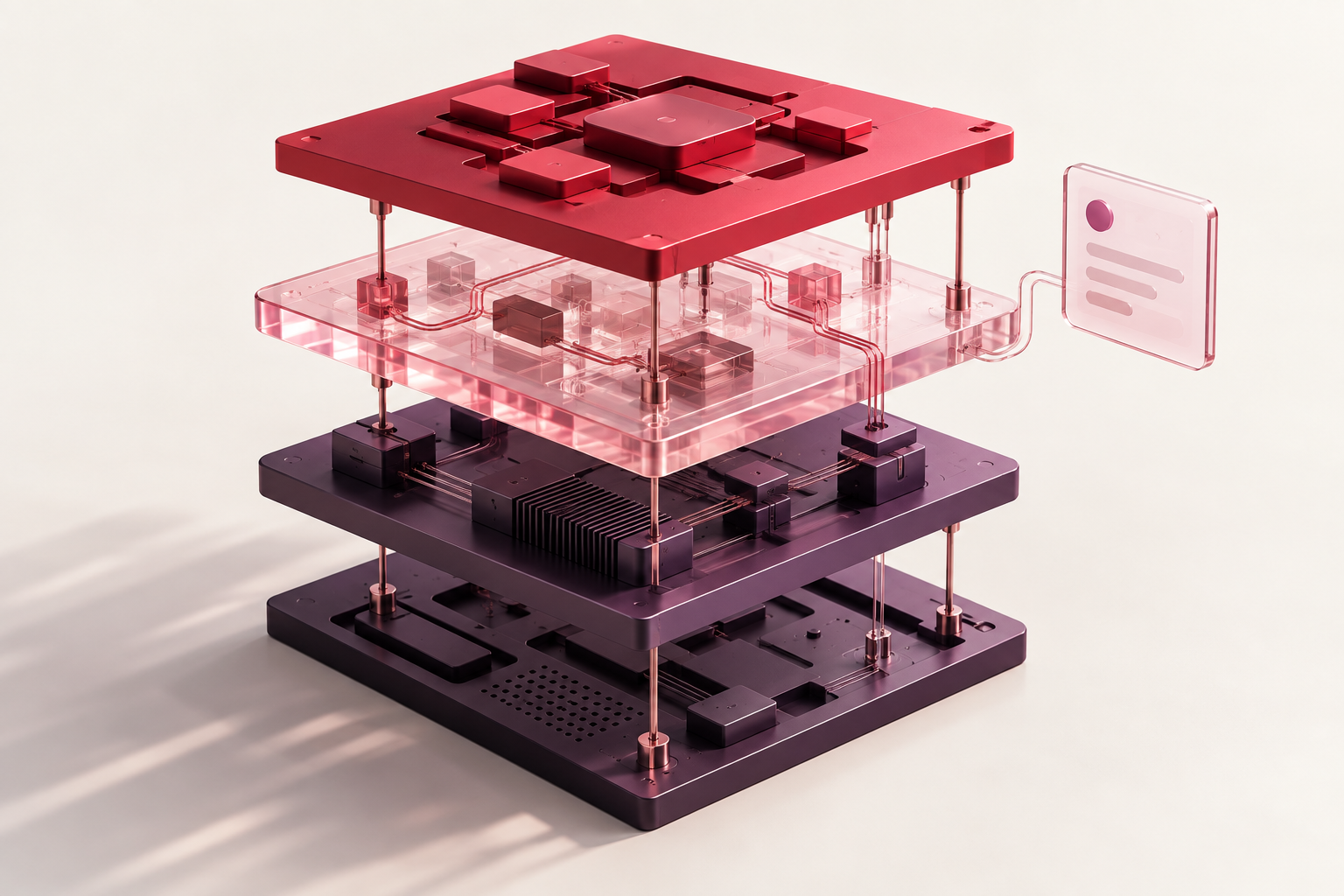 Layered software architecture concept